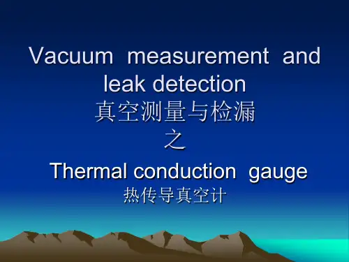 第三章2009热传导真空计