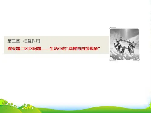 高三物理人教一轮课件：第二章 微专题二 STS问题——生活中的“摩擦与自锁现象”