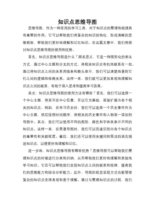 知识点思维导图