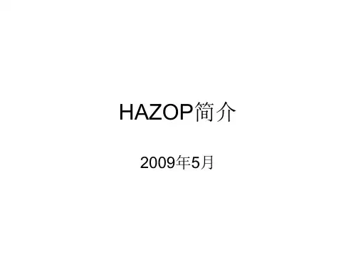 HAZOP简介