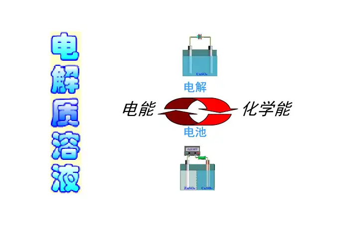 物理化学第十一章-电解质溶液.
