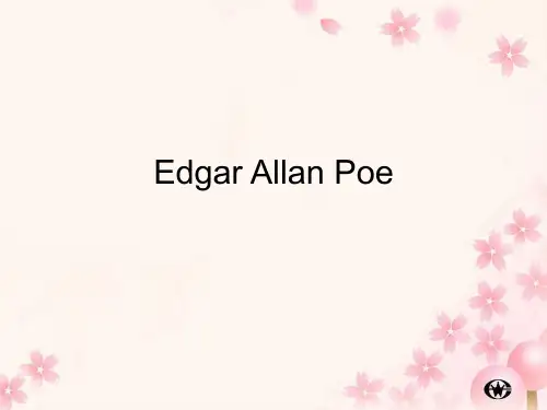 Lesson 4 Edgar Allen Poe 美国文学