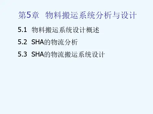 物料搬运系统分析与设计课件