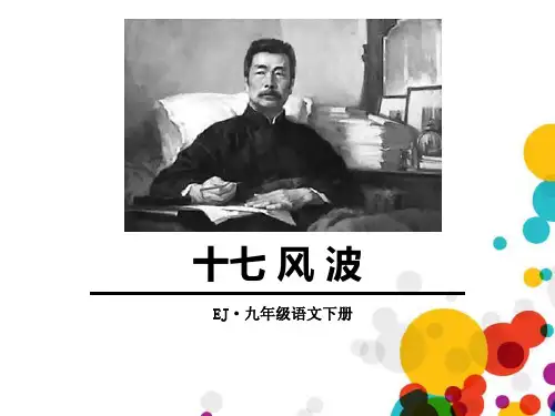 《风波》PPT【优质课件】