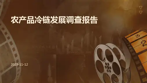 农产品冷链发展调查报告