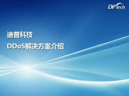 DDoS防御解决方案