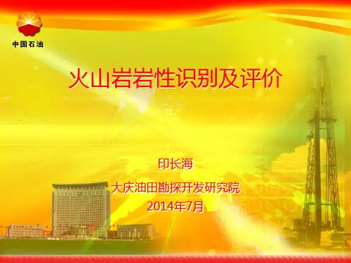 印长海-火山岩岩性识别及评价课件-2014