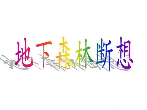 【最新】人教版九年级语文下册11.《地下森林断想》课件(共45张PPT)