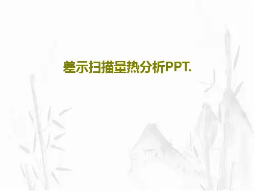 差示扫描量热分析PPT.共28页