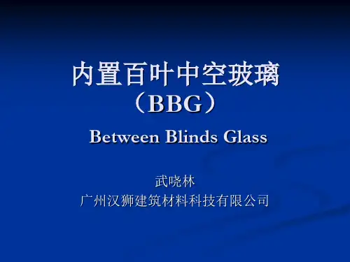 内置百叶中空玻璃(广州汉狮)