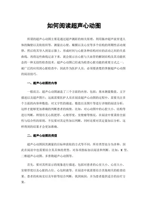 如何阅读超声心动图