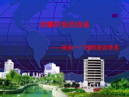《螺杆泵培训》PPT课件