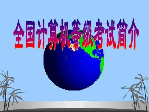 全国计算机等级考试简介