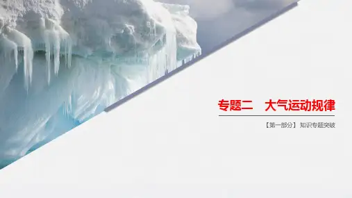 专题二大气运动规律(共59张PPT)高中地理精品公开课