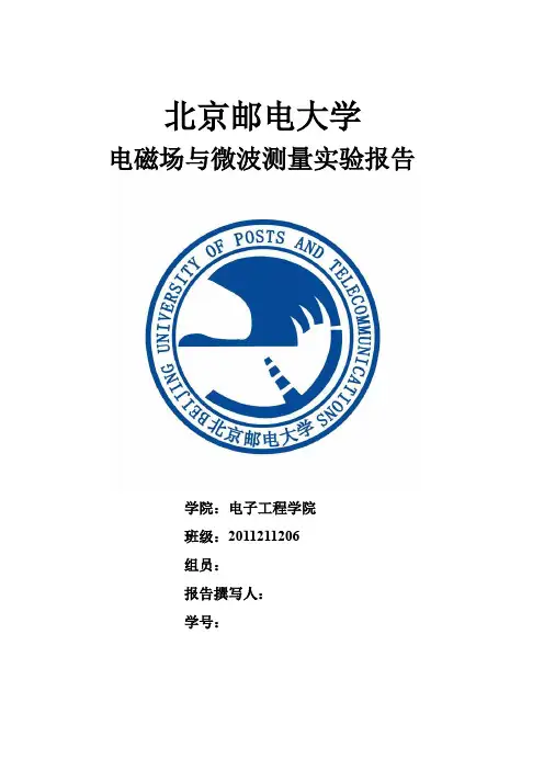 实验三-微波驻波比的测量