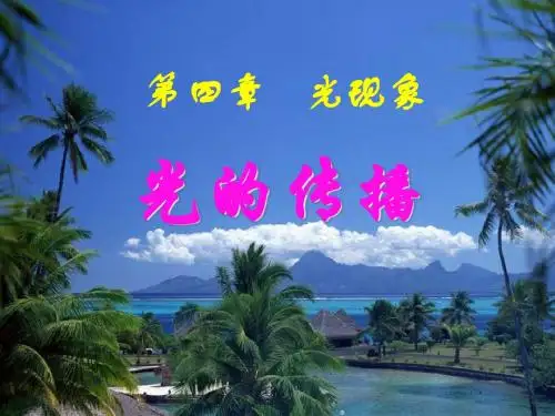 4.1光的直线传播