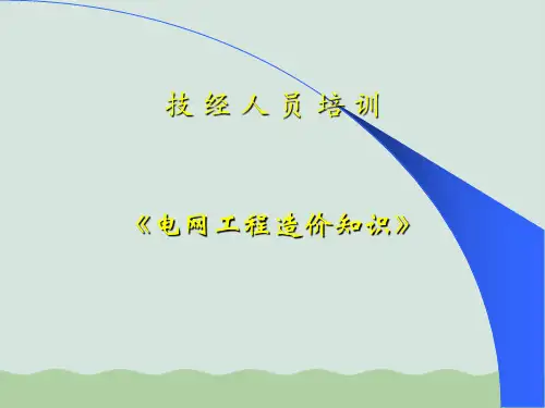 电网工程造价知识培训PPT(共46页)