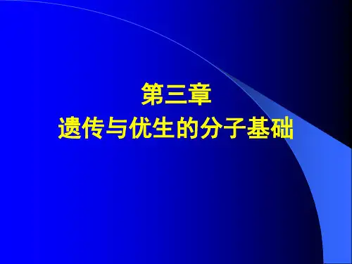 第三章 遗传的分子基础