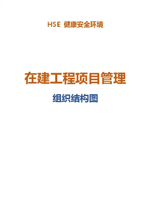 在建工程项目管理组织机构图
