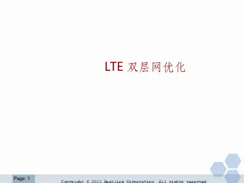 LTE 双层网优化