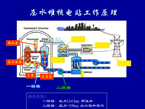 压水反应堆工作原理图PPT课件