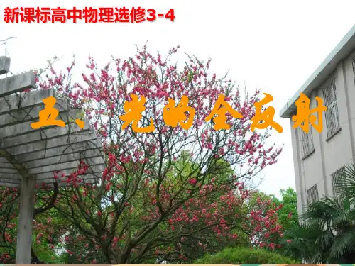 光的全反射-完整版PPT课件