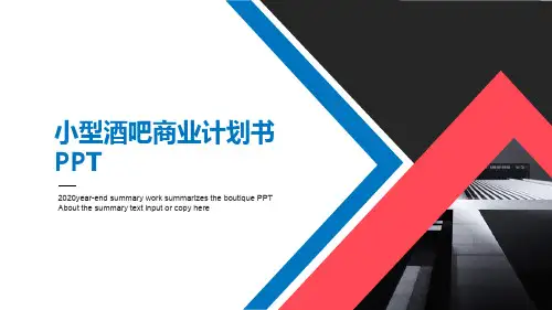 小型酒吧商业计划书  ppt
