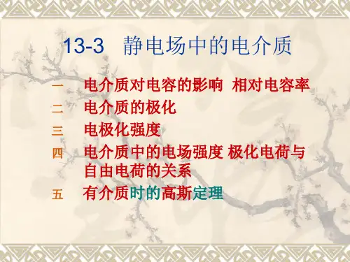 静电场中的电介质37226