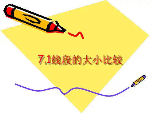 71线段的大小的比较资料