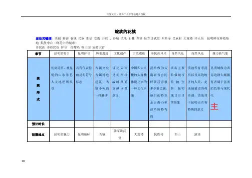 形象宣传片拍摄策划模板脚本