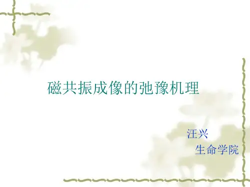 核磁共振成像的弛豫机理