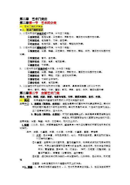 艺术概论王建宏自整超全