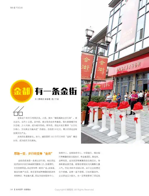 金都，有一条金街