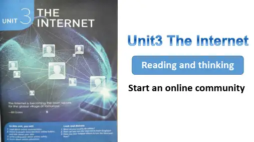 Unit3 Reading and Thinking 课件-高中英语人教版(2019)必修第二册