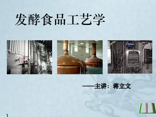 发酵食品工艺学绪论ppt课件