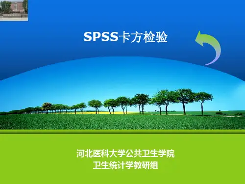 spss卡方检验