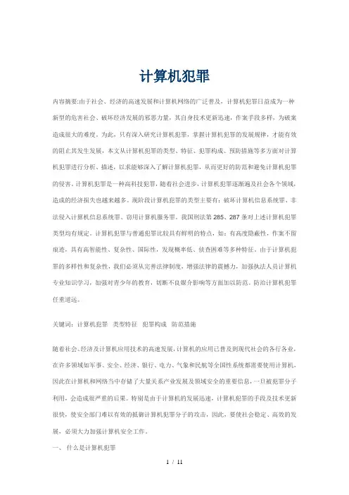 nasAAA计算机犯罪