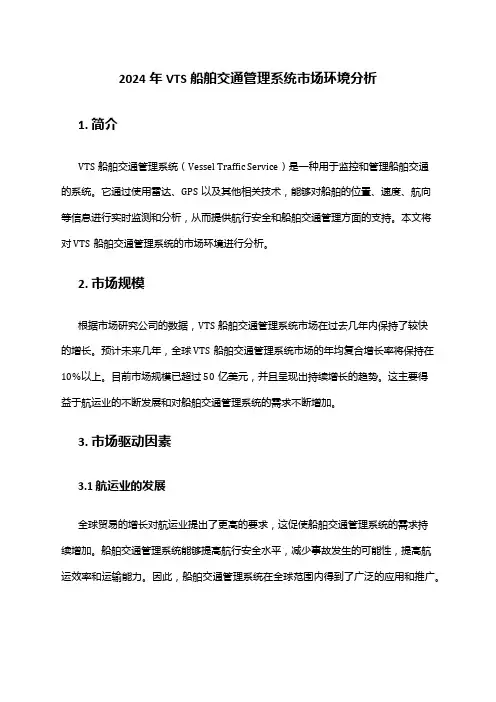 2024年VTS船舶交通管理系统市场环境分析