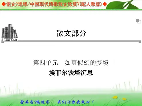 人教版高中语文课件 埃菲尔铁塔沉思