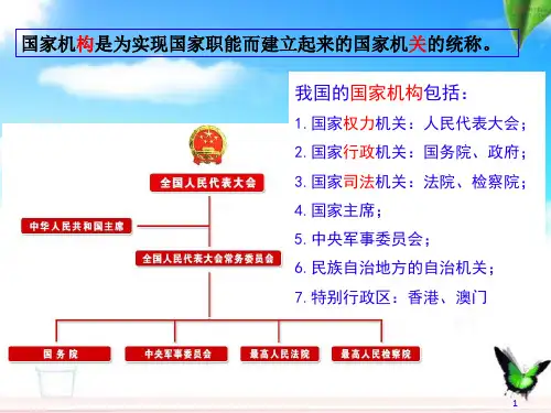 人教版八年级下册道德与法治国家权力机关