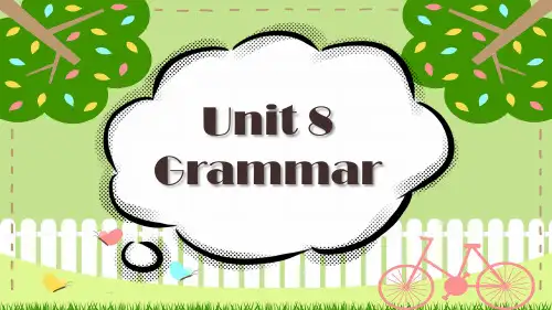 Unit8语法课件沪教牛津版(2024)七年级英语上册