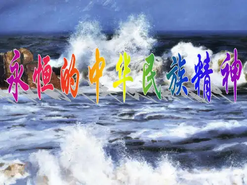 民族精神PPT课件
