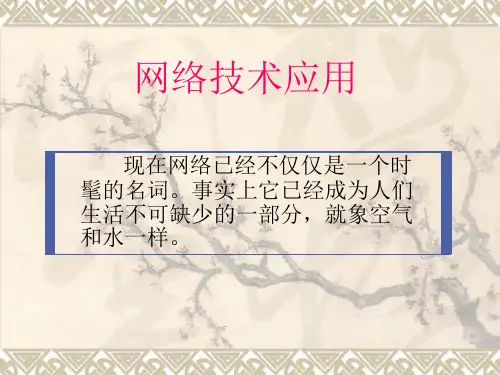 信息技术基础(第七讲 网络技术基础)