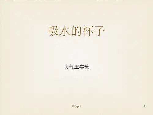 科学小实验-吸水的杯子ppt课件