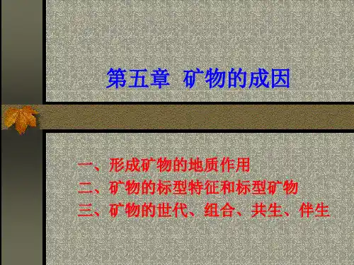 矿物成因.ppt