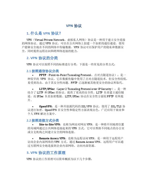 vpn 协议