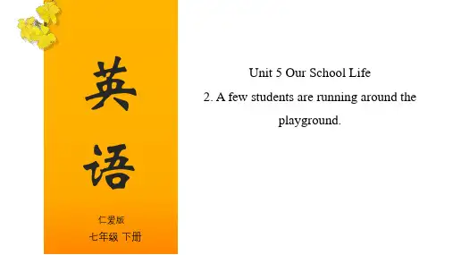 Unit 5 Topic 2(复习课件) -2022-2023学年七年级英语下册单元复习(仁爱版)