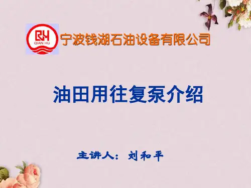 注水泵培训(PPT 131页)