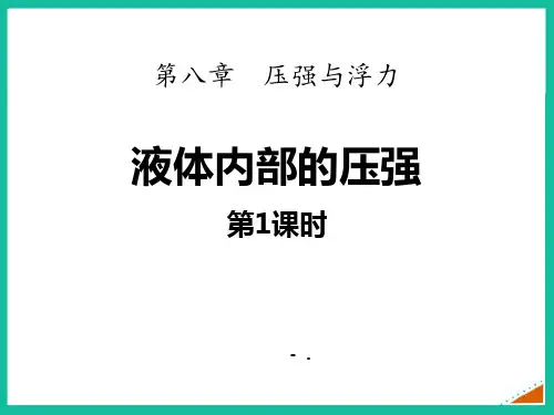 《液体内部的压强》压强与浮力PPT课件(第1课时)