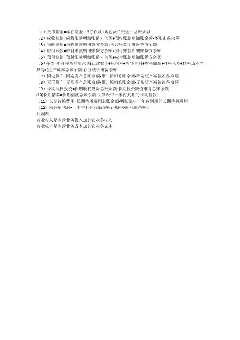 会计报表的处理方式